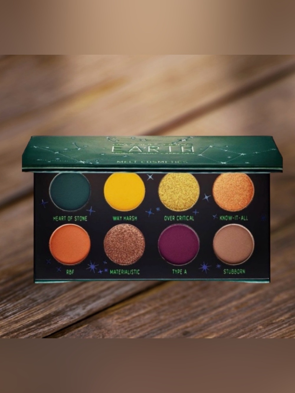 Melt Cosmetics Bad Side Zodiac Earth Eyeshadow Palette NIB